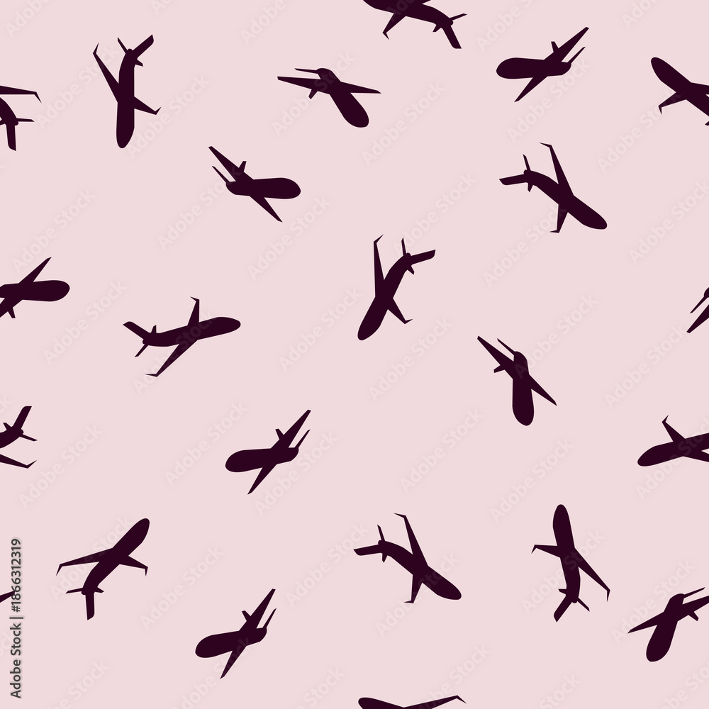 Fototapeta premium Plane Seamless Pattern Design