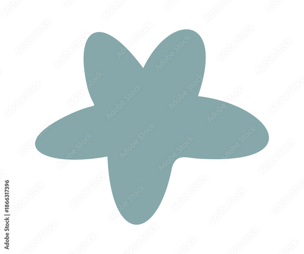 Obraz premium Sea star abstract boho element