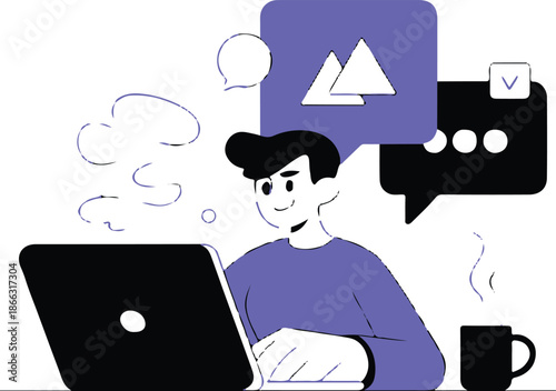 education online course landing page layout with cta button