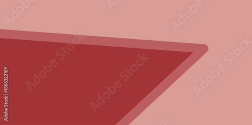 Horizontal red arrow illustration vector background. A dynamic side-pointing triangular shape with layered transparency edges. Perfect for website navigation buttons, headers, or creative ad banners.
