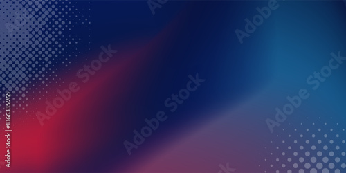 Abstract Background blue red color with Blurred Image.Visually appealing design asset for use in advertisements, websites, or social media posts.Vector Eps 10