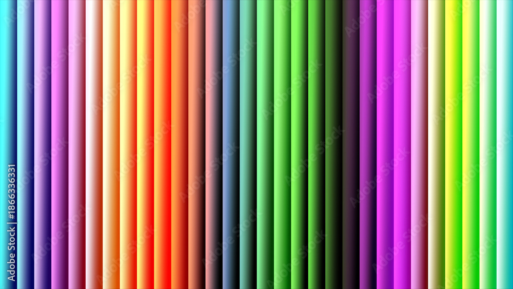 Obraz premium colorful stripes pattern with various bright colors and shades in a repeating design