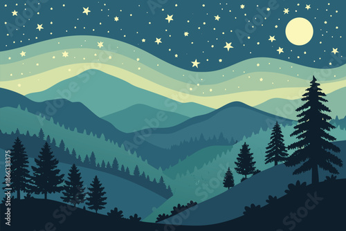 Peaceful Night Sky Star Blanket