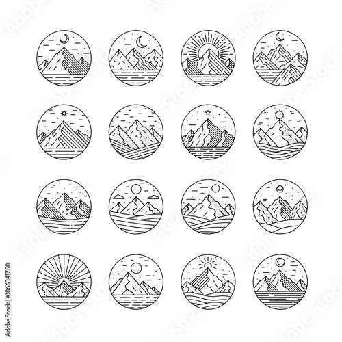 Mount Illustration Collections