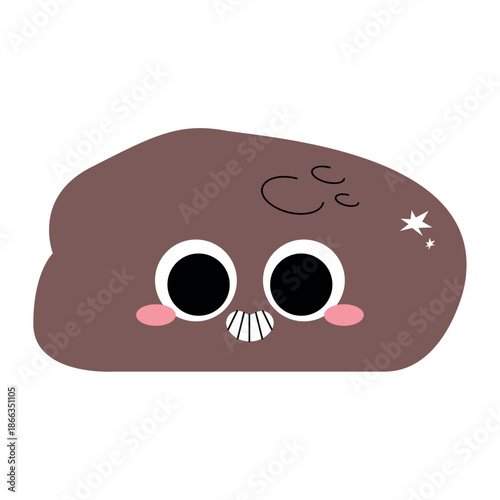 Potato Vegetable Flat Vector Illustration