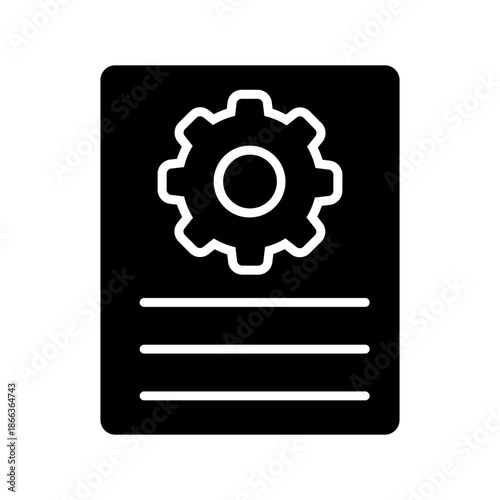 Document vector icon. technical documentation illustration sign. manual symbol.