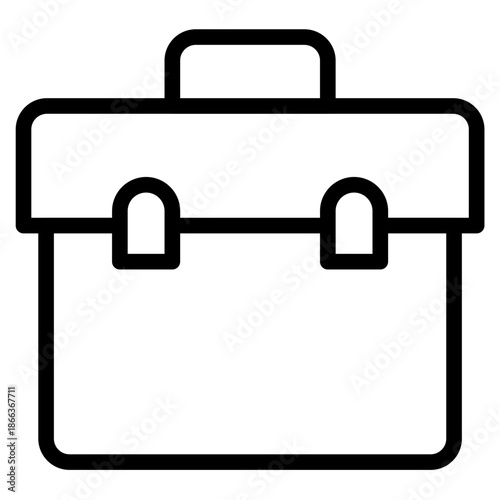 Tool box icon vector illustration	
