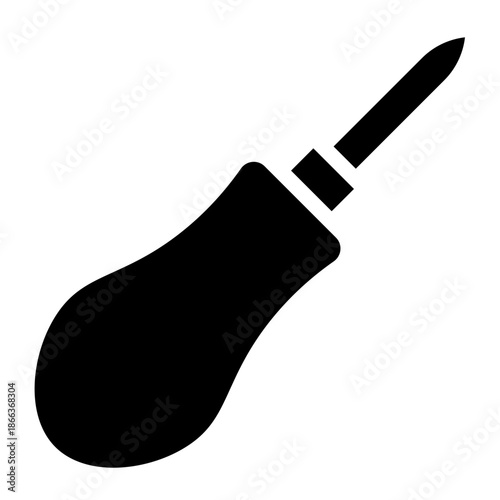 Bradwl icon glyph style vector illustration