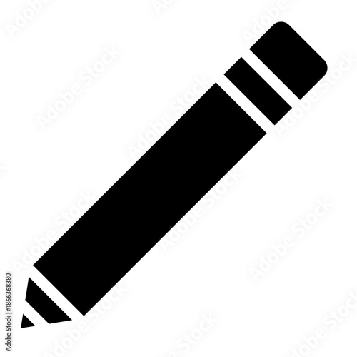 Pen  icon glyph style vector illustration