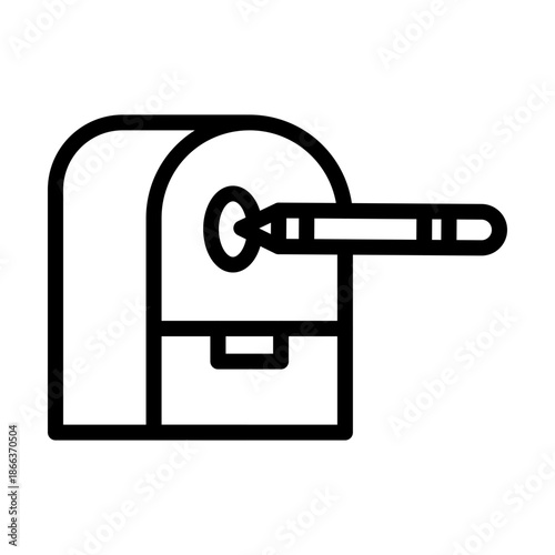 Pencil Sharpener Icon Design