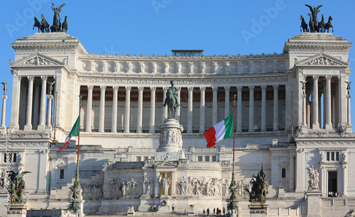 Canvas Print palace called altare della patria rome capital italy