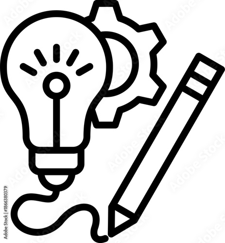 Creativity line icon