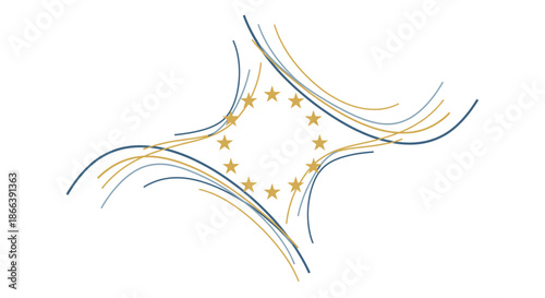 European Union (Abstract Flag)