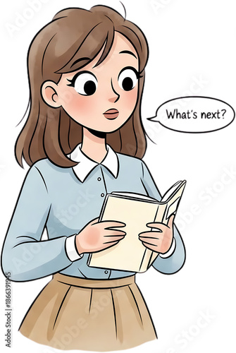 Expressive Cartoon Style Illustration