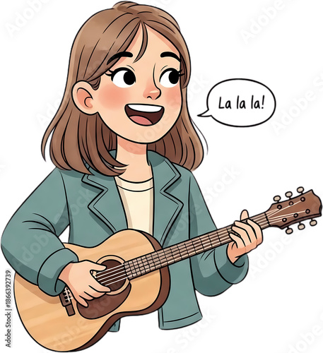 Expressive Cartoon Style Illustration
