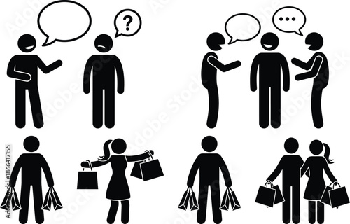 Customer service interaction with salesperson