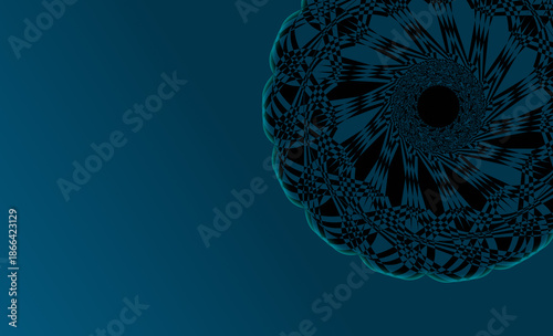 technology background, floral backdrop, abstract blue background