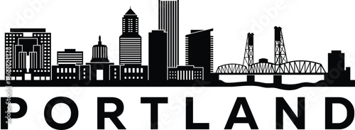 PrintBlack silhouette of a group of diverse runners, including men and women, sprinting in a line for fitness and marathon.