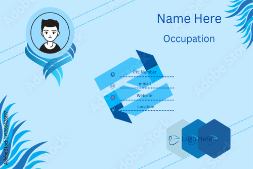 Wallpaper Mural Professional ID card design with clean layout, modern typography and editable fields, perfect for office staff, students, events and corporate identity use. Torontodigital.ca