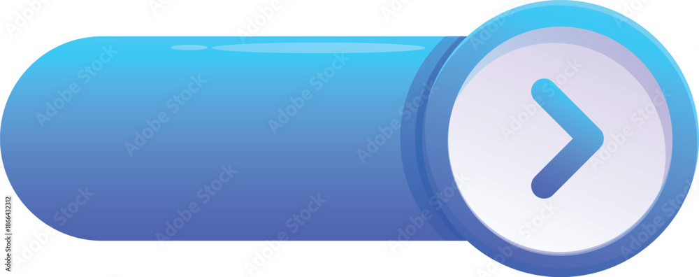 Obraz premium Website next button with arrow pointing right for easy navigation