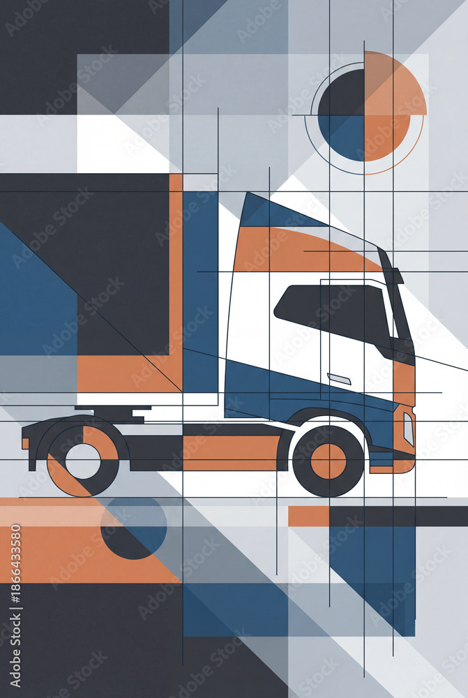 Naklejka premium Truck 