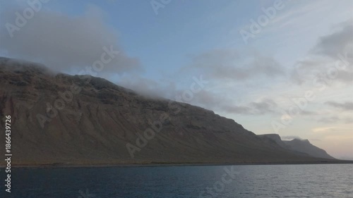 Sailing from Graciosa Island to Lanzarote, Canary Islands, Spain