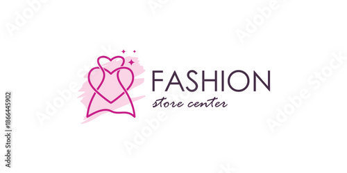 Fashion logo design vector with modern creative unique style