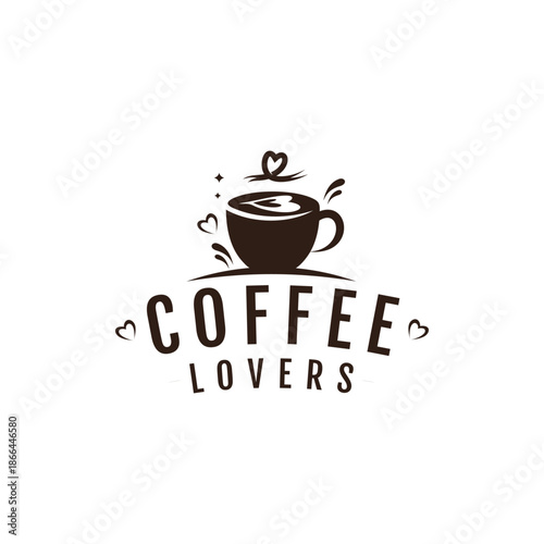 Coffee logo design vector with creative and idea