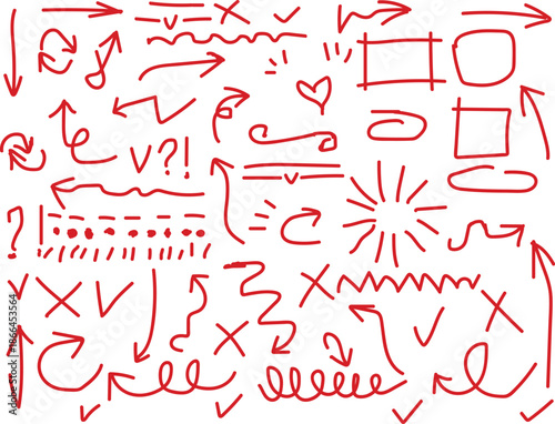 set of hand drawn medical icons vector