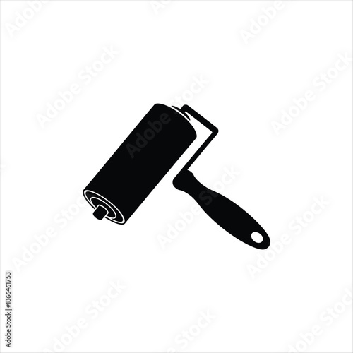 Detailed analysis of a lint roller cleaning icon eps file metadata