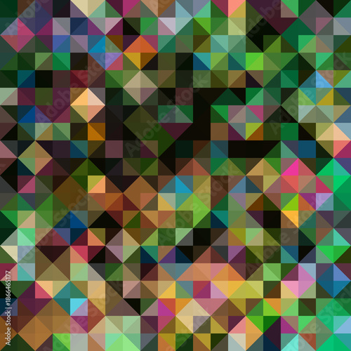 Colorful polygonal abstract background. Low poly effect. Polygon backdrop.