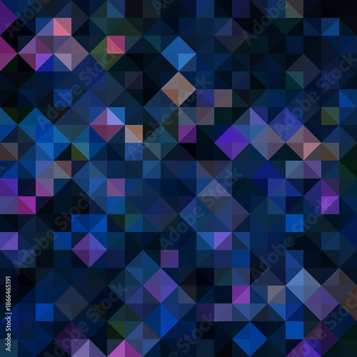 Colorful polygonal abstract background. Low poly effect. Polygon backdrop.