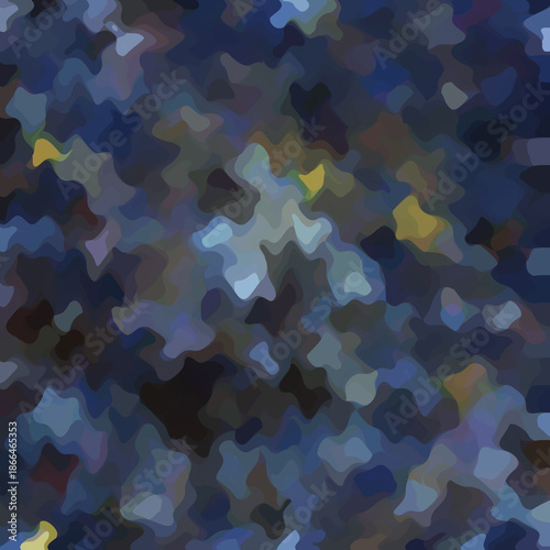 Colorful patched abstract background. Stain effect and camouflage. Spotted backdrop.