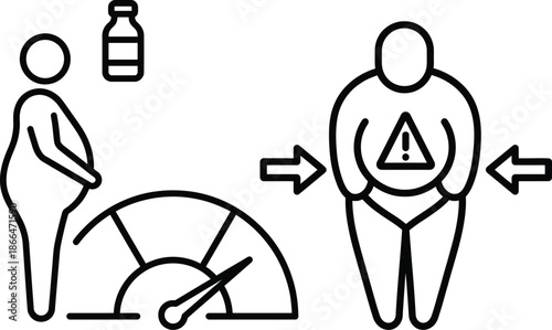 Weight gain and health warning sign