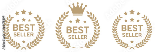best seller premium award badge