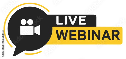 live webinar video streaming icon