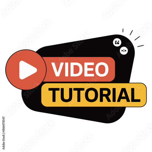 online video tutorial education icon