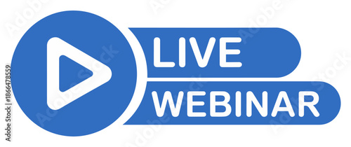 live webinar video streaming icon