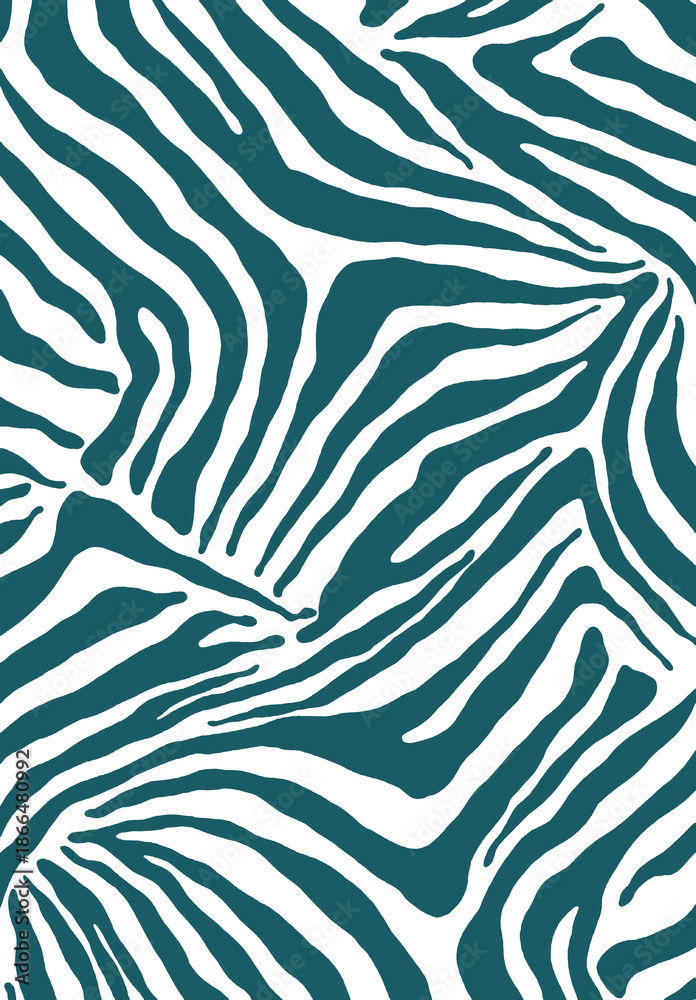Naklejka premium animal skin seamless pattern, new color of zebra texture textile 
