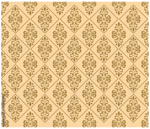 seamless damask wallpaper pattern