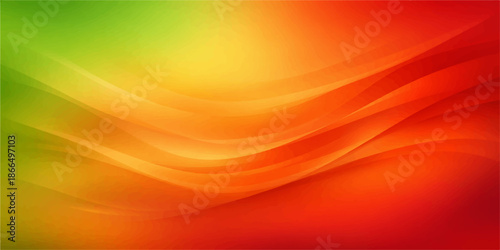 A bright orange and yellow wave design features colorful motion lines and an energetic fire texture for a modern abstract art wallpaper backdrop