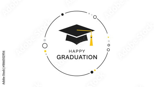 Happy Graduation A Simple and Elegant Design for Celebratory Moments