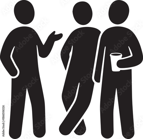 Family silhouette of man woman and child vector illustration