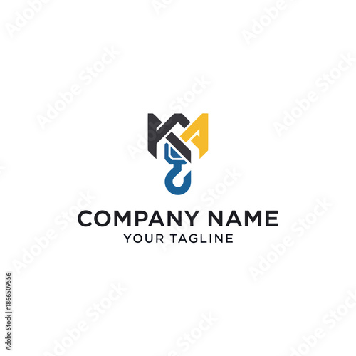 Company Logo Design Template with Letters. Free Download Company Logo Design Template with Letters. - GFXLoad