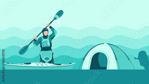 Adventures On Water Exploring Peaceful Waters With Kayaking And Camping Outdoors