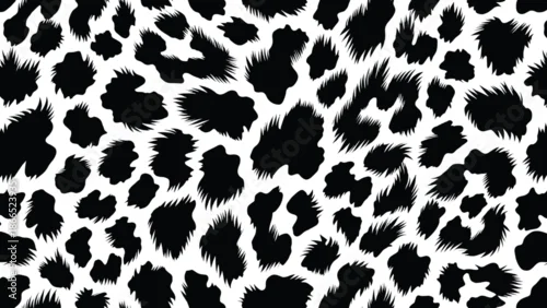 Fototapeta Captivating african animal print pattern, a dynamic and wild leopard fur skin design, presenting an abstract texture inspired by the untamed beauty of africa's wildlife