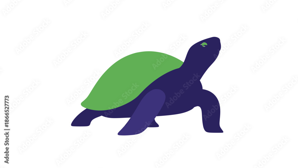 Fototapeta premium Stylized Tortoise Illustration