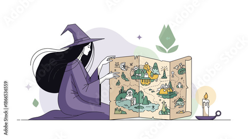 Enchantress Reading A Fantastical Cartography Discovering Hidden Realms And Secret Paths