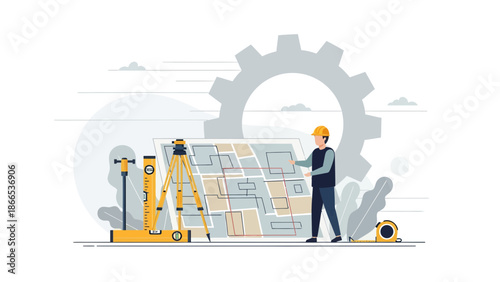 Expert Civil Engineer Develops Land Subdivision Blueprint Using Professional Tools