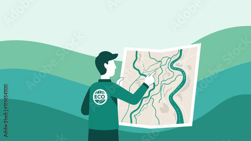 Ecological Map Examination For Sustainable Development In Green Landscape Environment